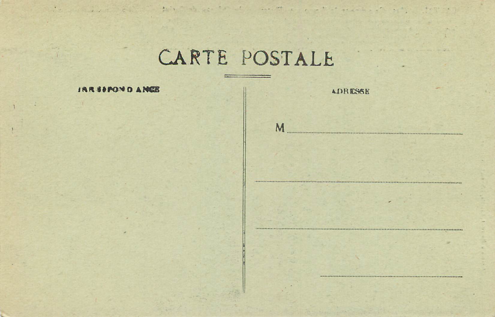 CPA Cantal 1845 ce qui reste de l imposante forteresse du chateau de carlat — Rückseite