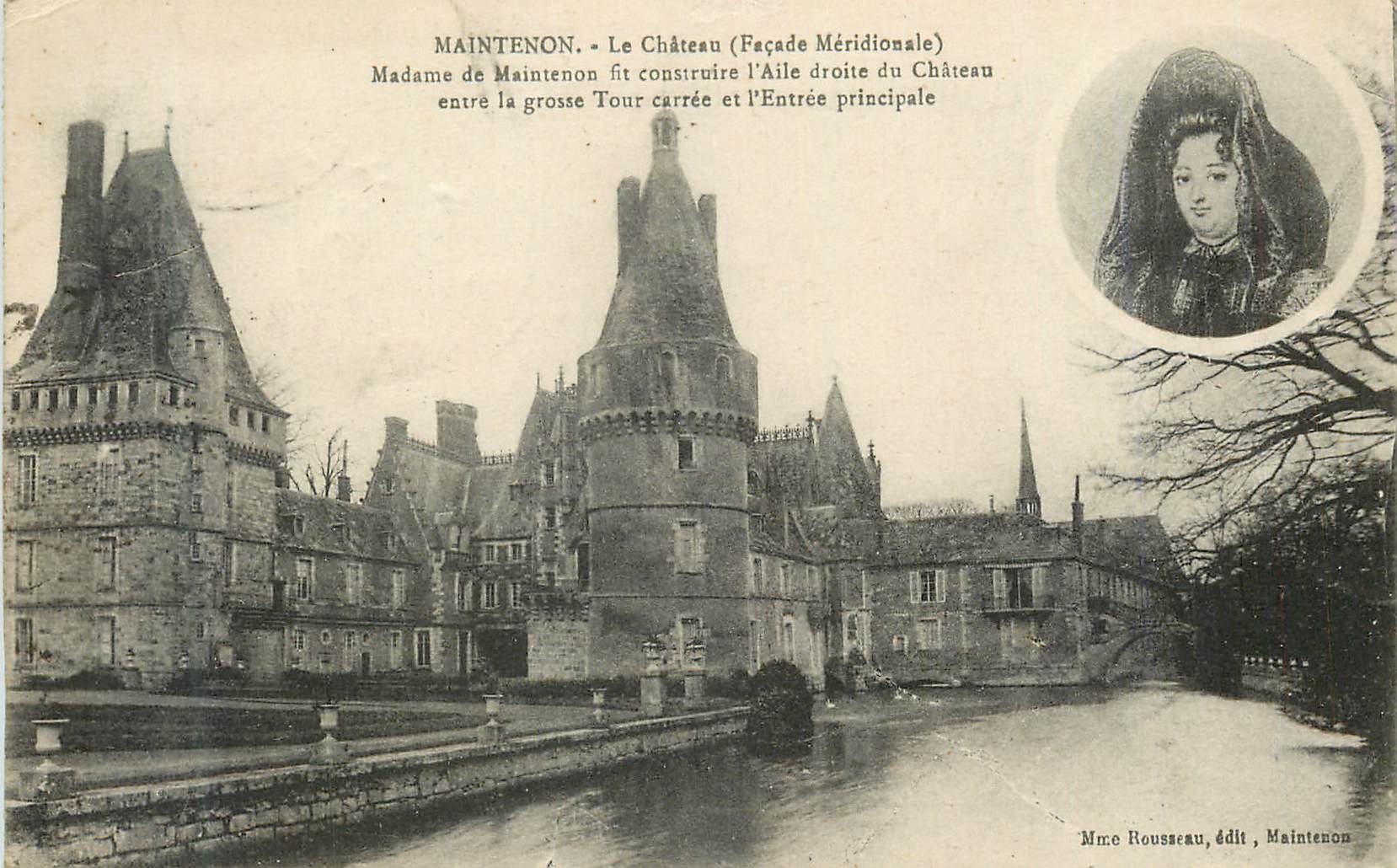 CPA Maintenon le chateau(facade meridionale)