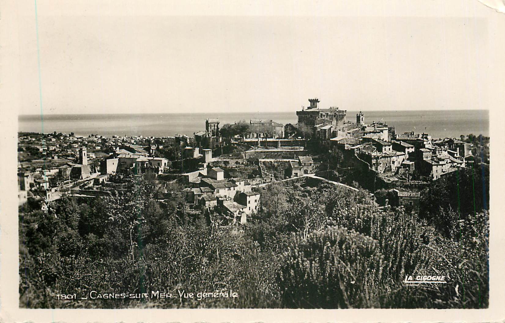 CPM 1801 cagnes sur mer vue generale