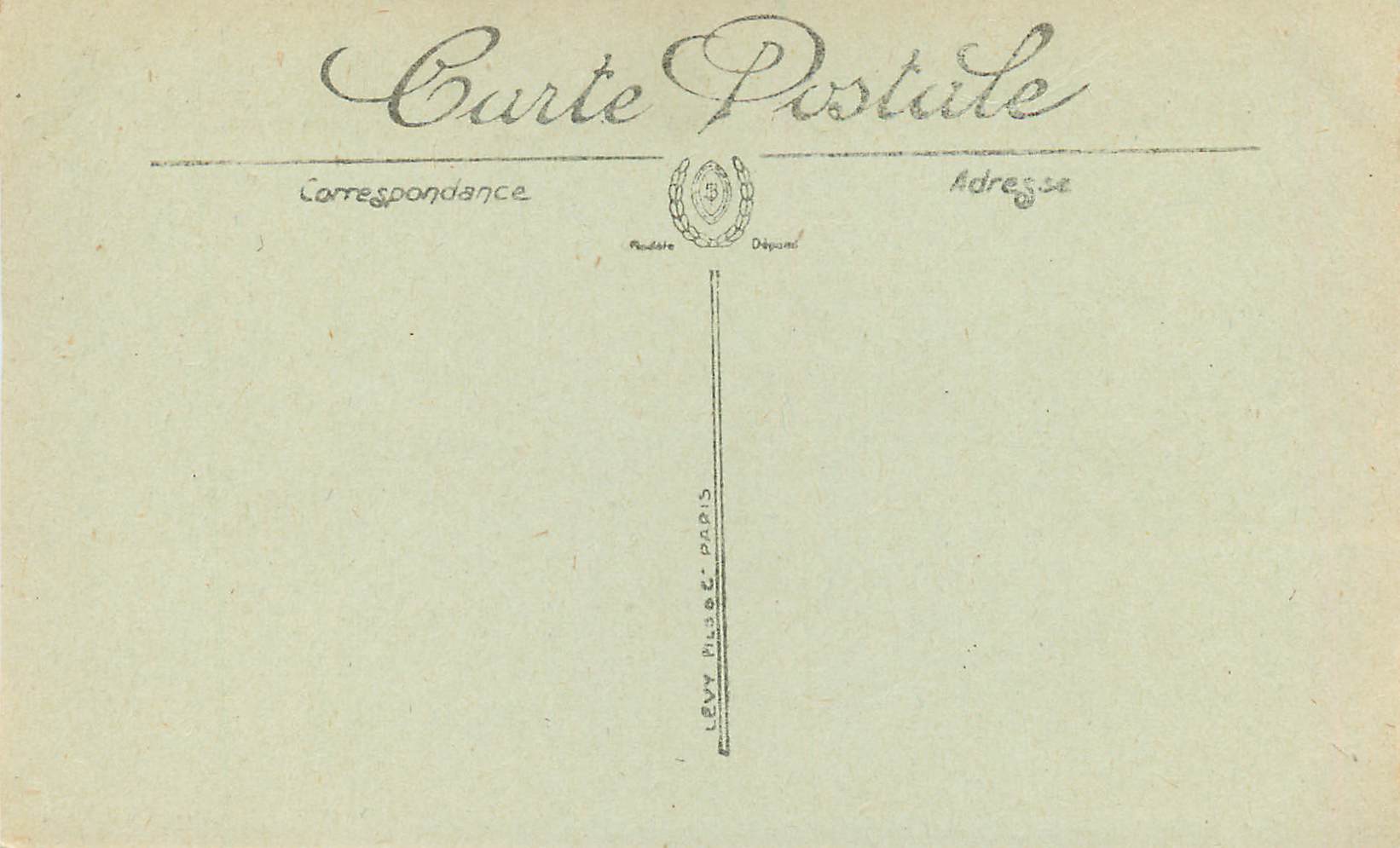 CPA 261 vichy le nouveau parc — Verso
