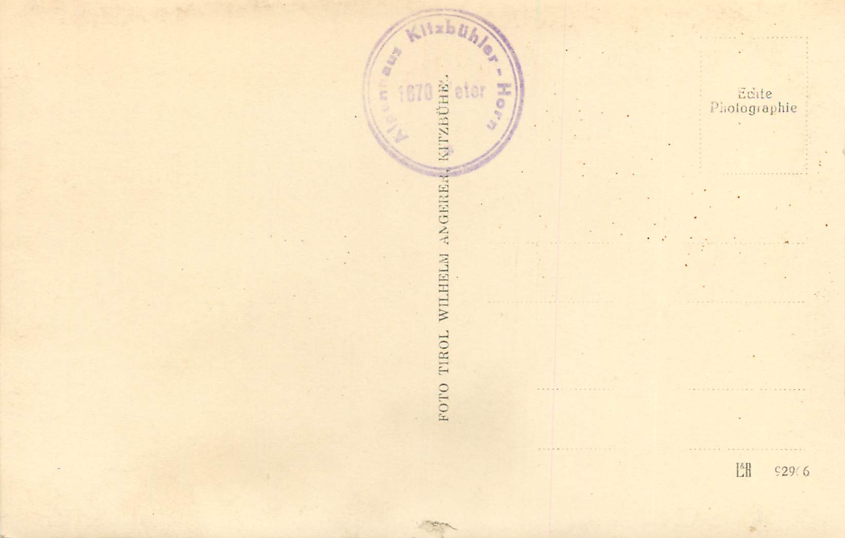 CPA Kitzbuhler — Back