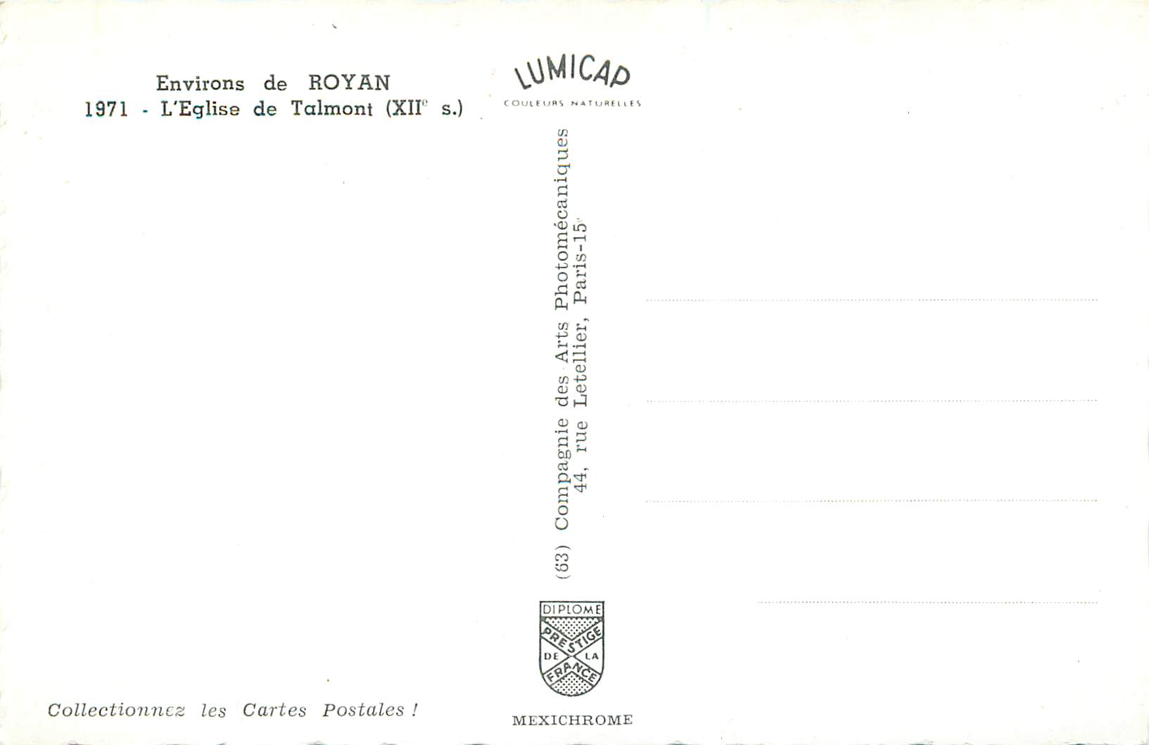 Église de Talmont — XIIe siècle — Lumicap — Verso