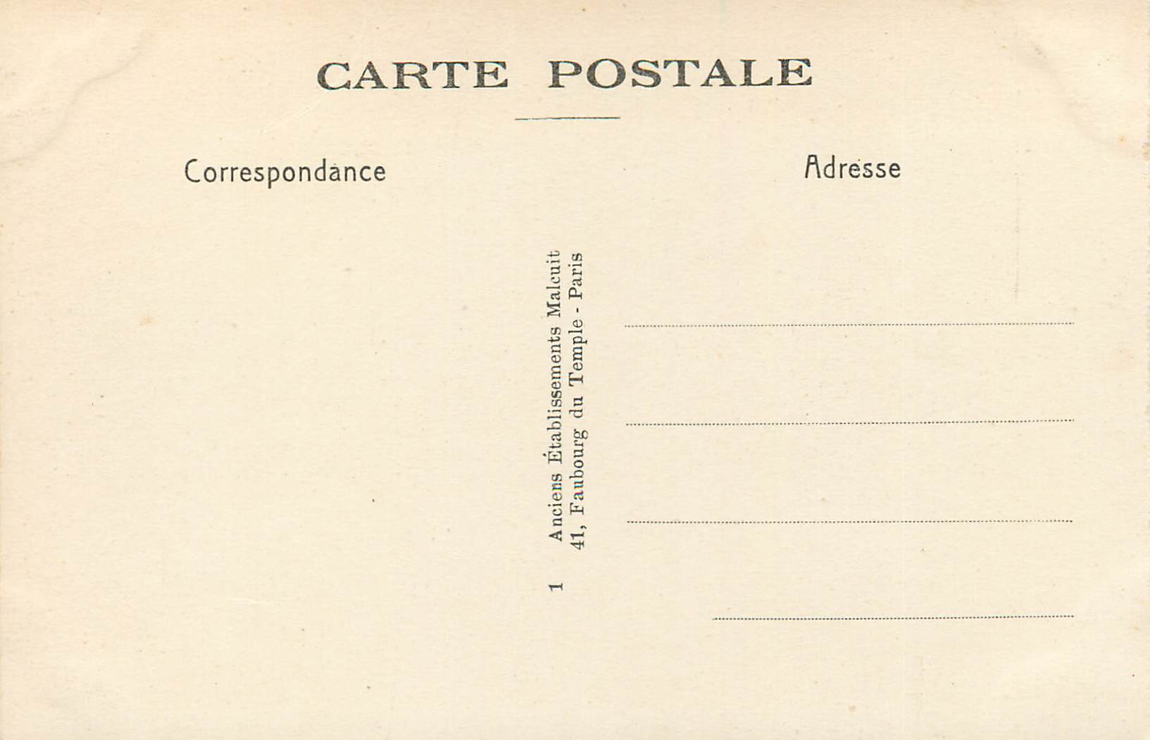 CPA 3578 abbaye de st denis notre dame liberatrice — Rückseite