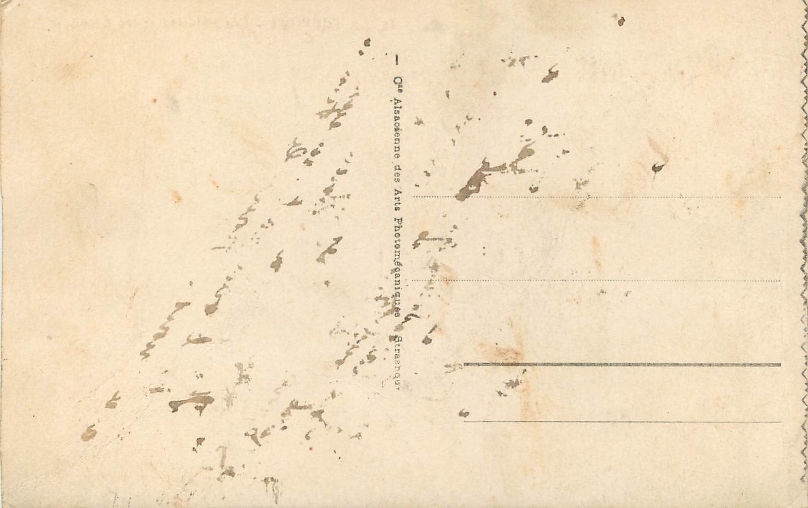 CPA 34 le treport les falaises et les escaliers — Rückseite