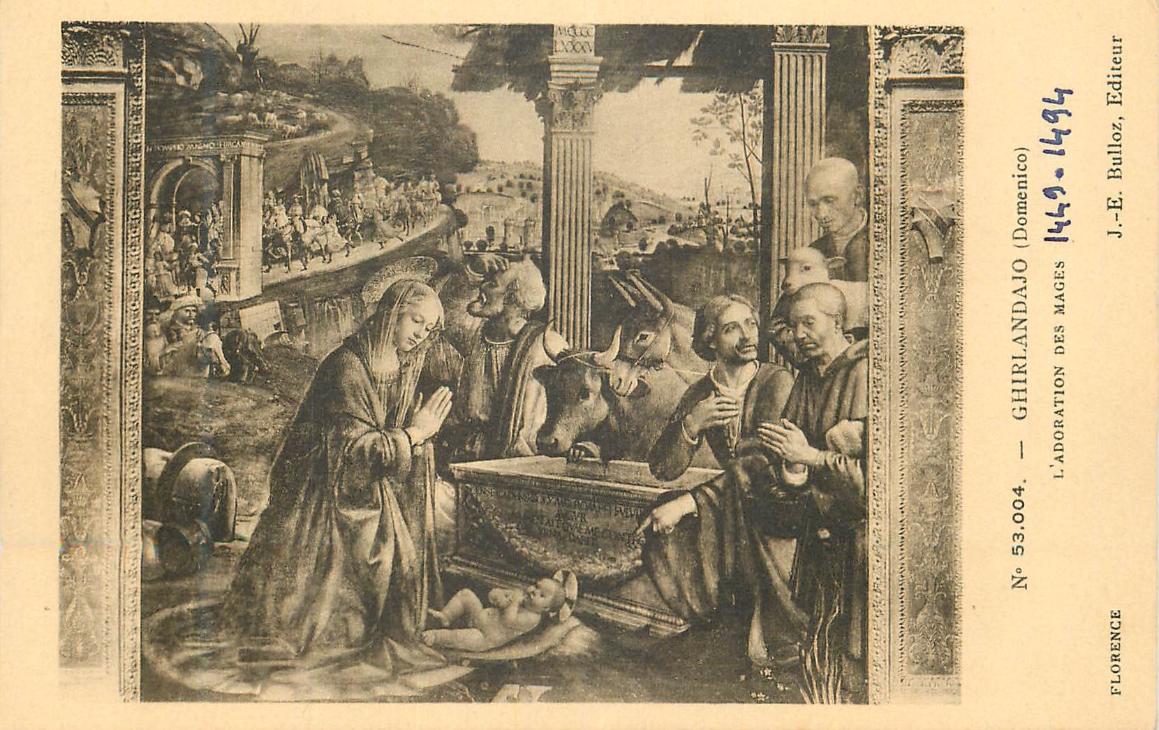 CPA N 53 004 ghirlandajo (domenico) l adoration des mages