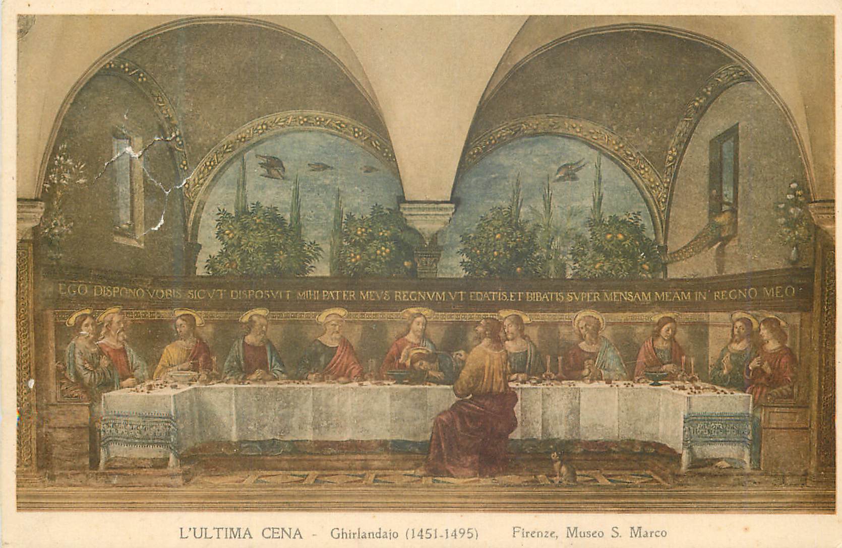 CPA L ultima cena ghirlandajo Firenze Museo S Marco (1451 1495)