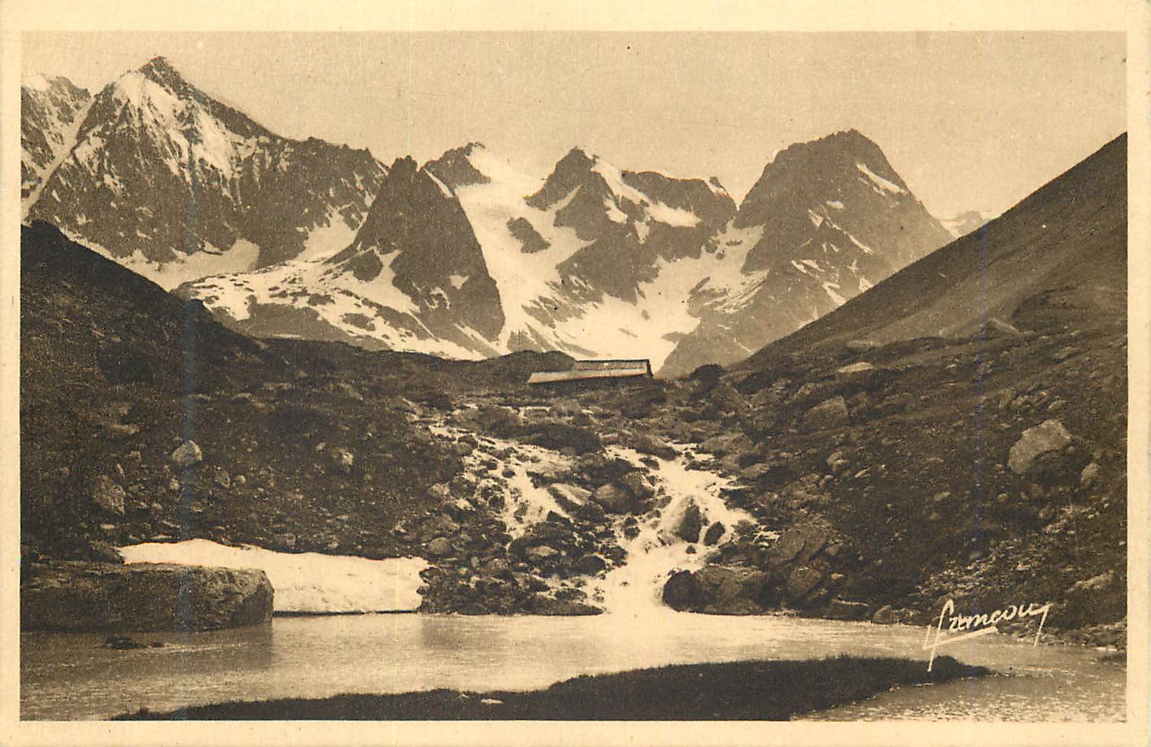 Col d'Arshine und Pic des Neiges Cordier — Alpenblick — Éditions F. Francou - Briançon