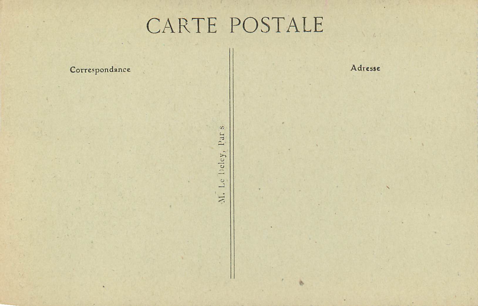 CPA 3 saint severin(paris) porte centrale — Verso
