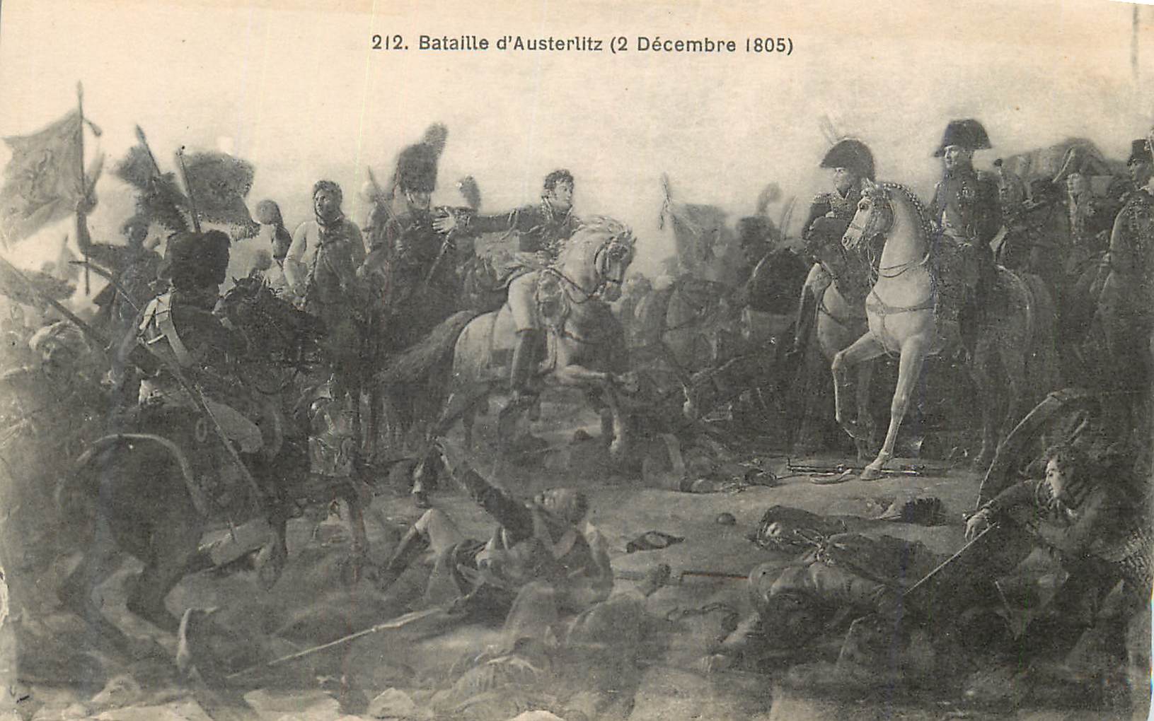 CPA 212 bataille d austerlitz (2 decembre 1805) Napoleon 1er