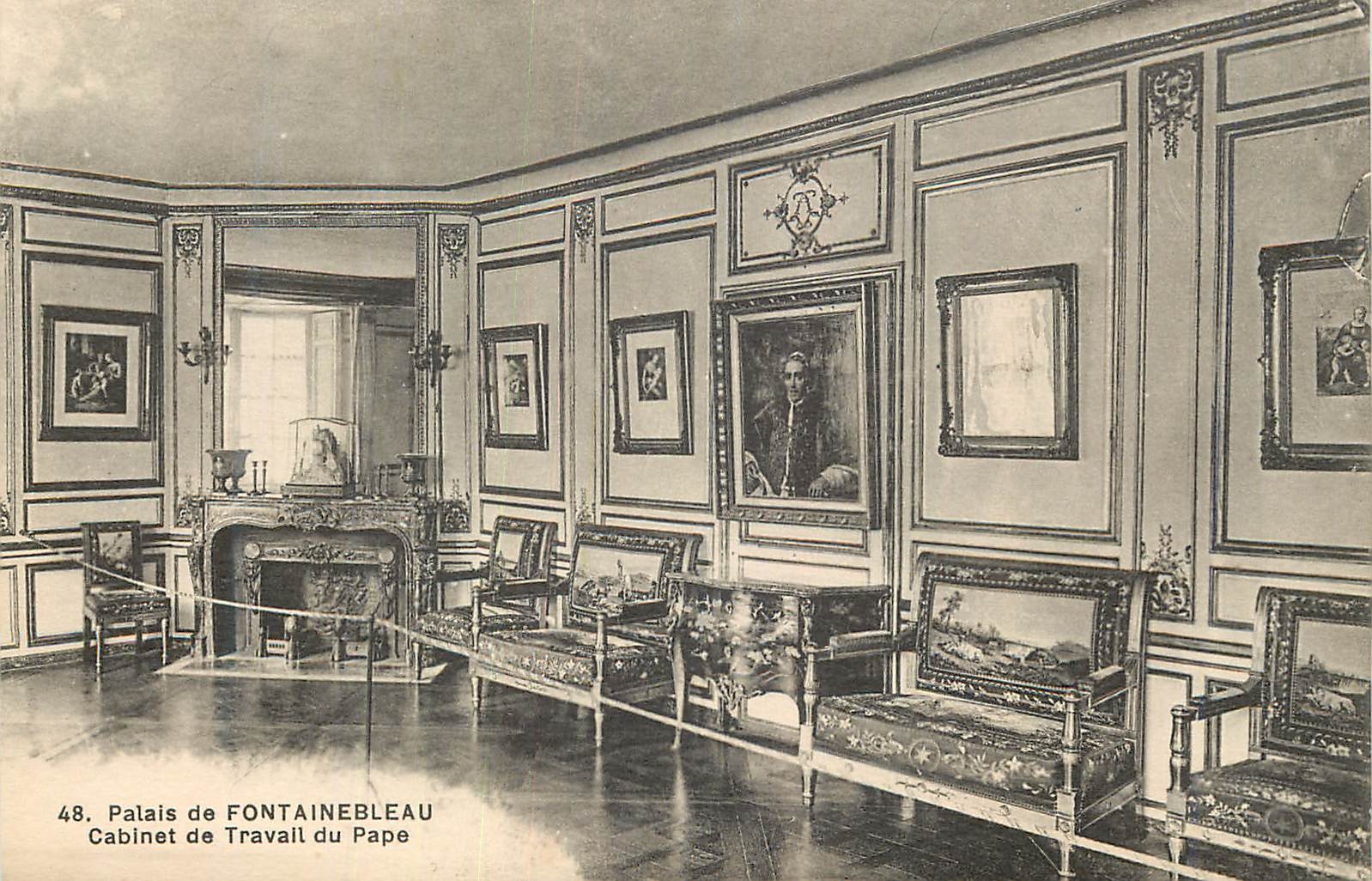 Palacio de FONTAINEBLEAU — Estudio del Papa — n°48