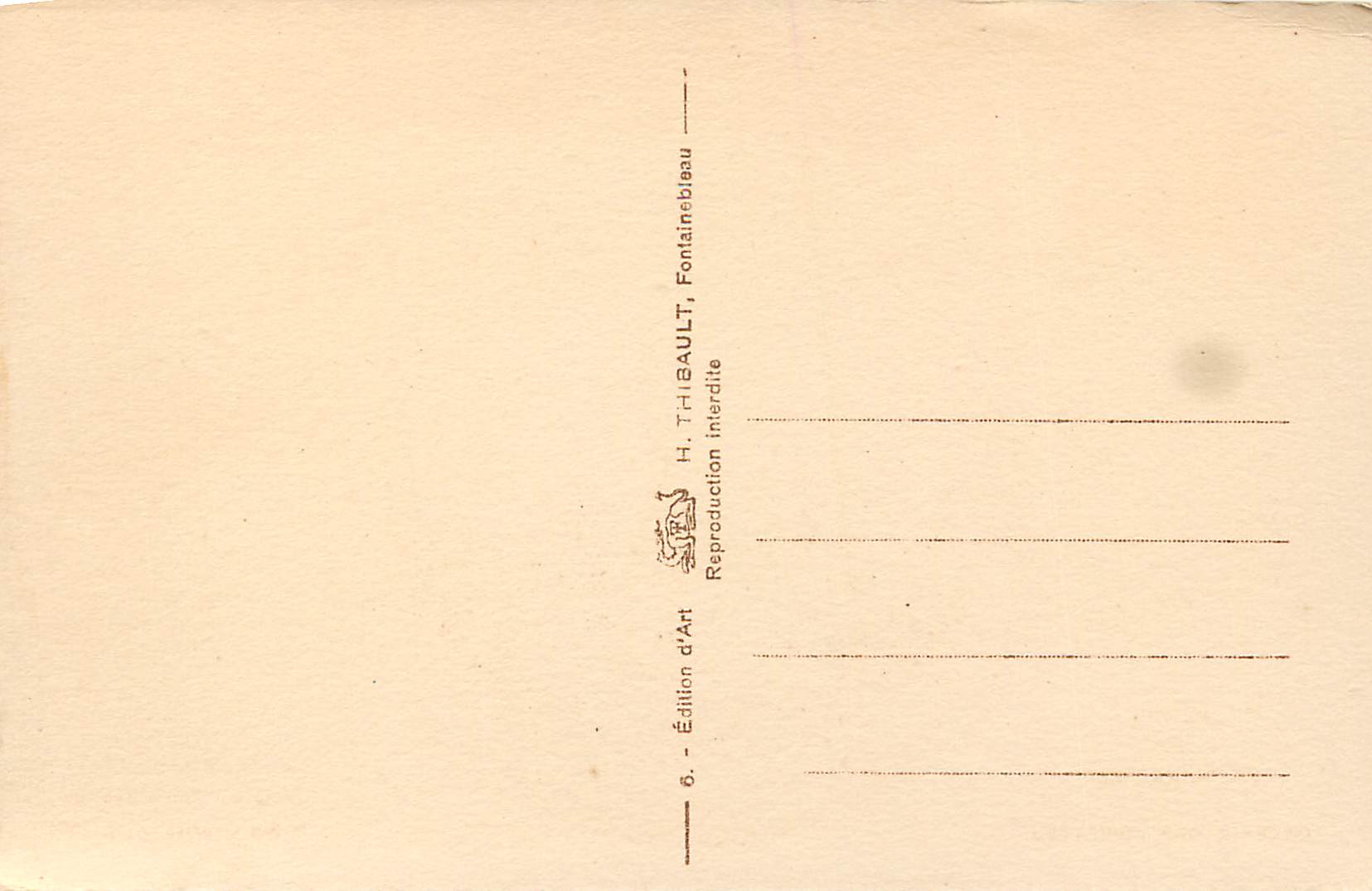 Palais de Fontainebleau — Galerie des Assiettes — Anne de Montmorency reçoit le Roi Charles IX en 1554 — Verso