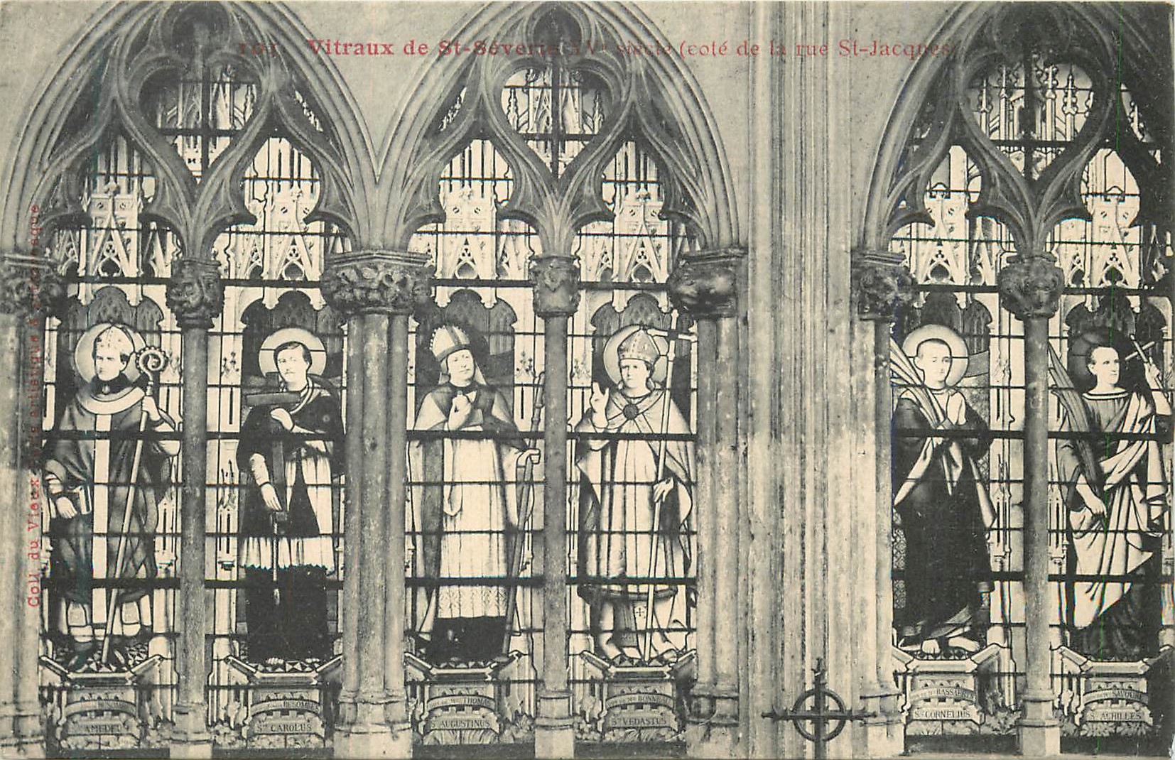 CPA Vitraux de st severin