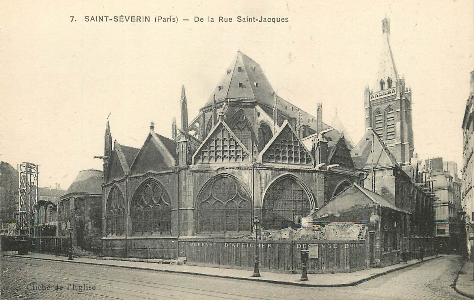 CPA 7 saint severin(paris) de la rie saint jacques