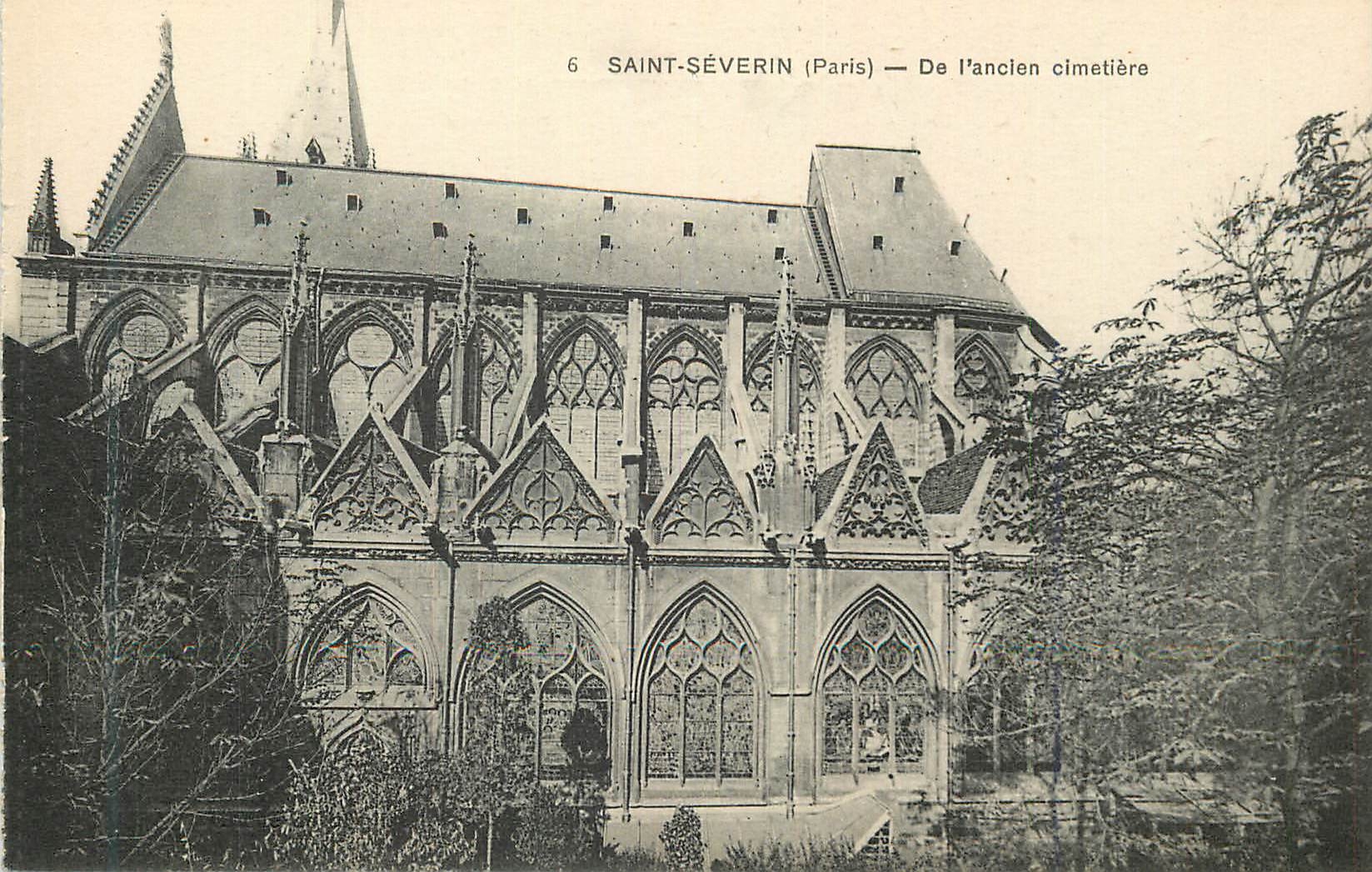 CPA Saint severin(paris) de l ancien cimetiere