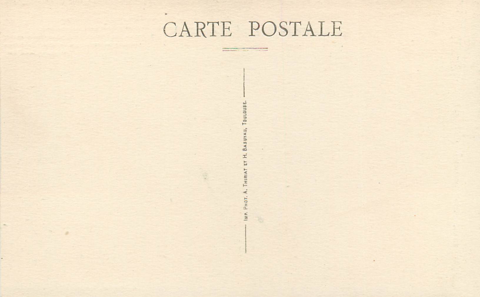 CPA Le pittoresque village de castelbourc — Rückseite