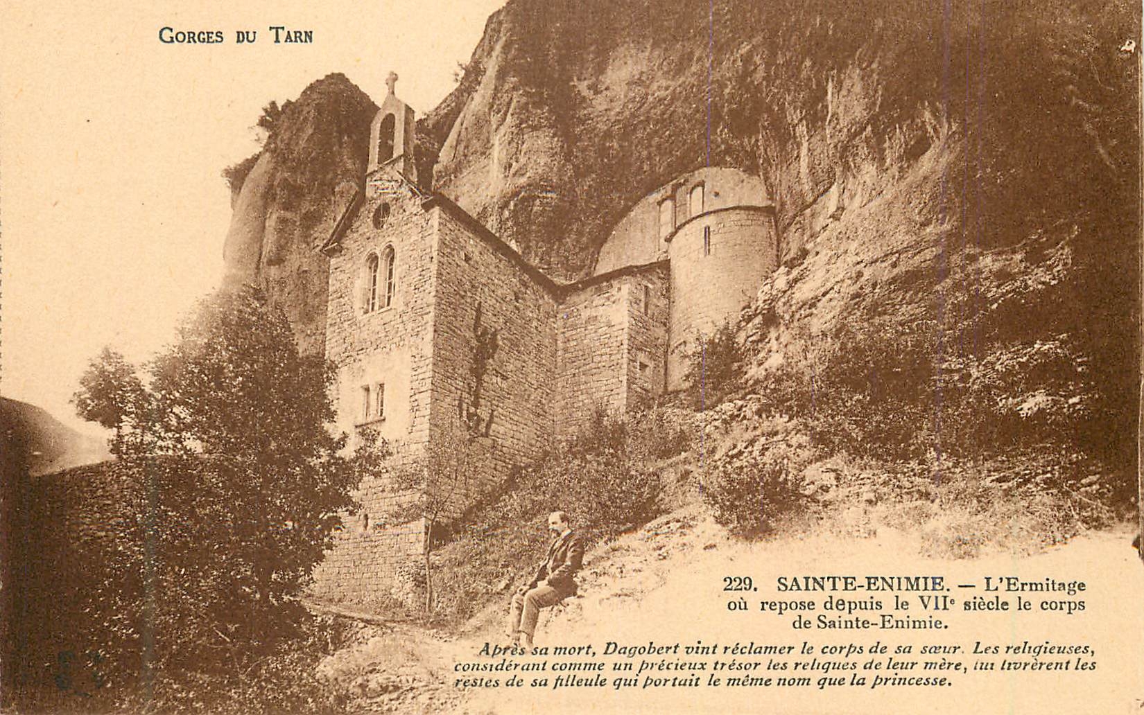 CPA Gorges du tarn sainte enimie l ermitage