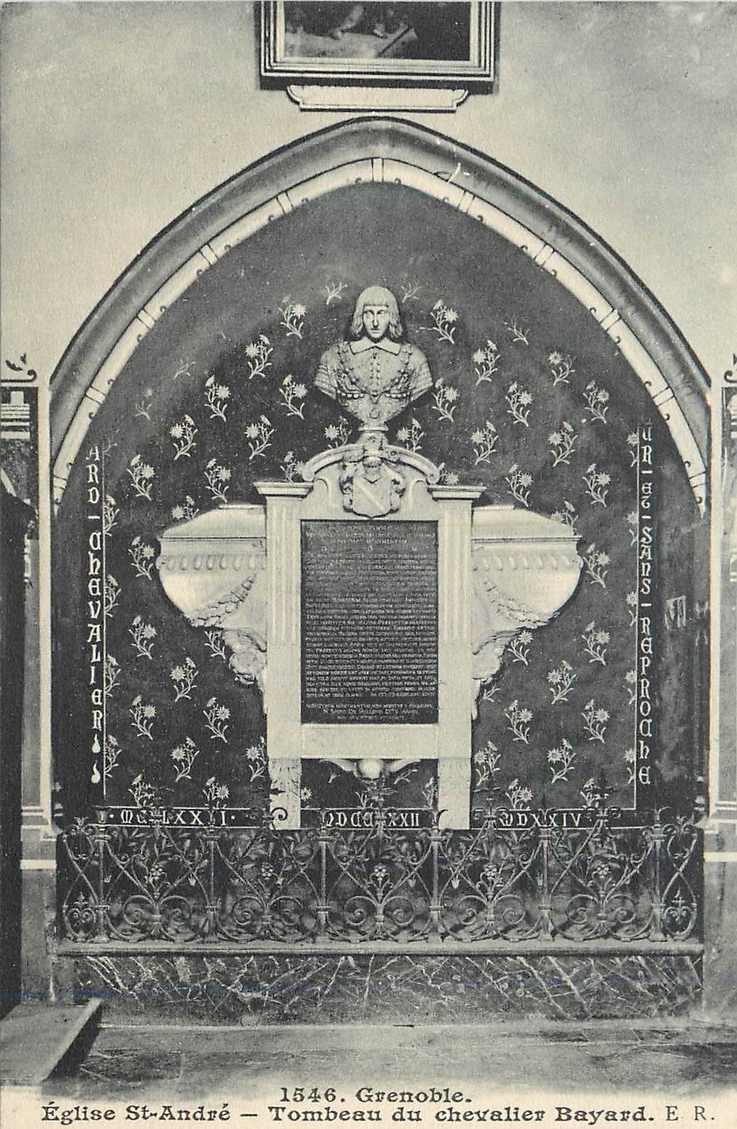 Église St-André — Tombeau du chevalier Bayard — Grenoble