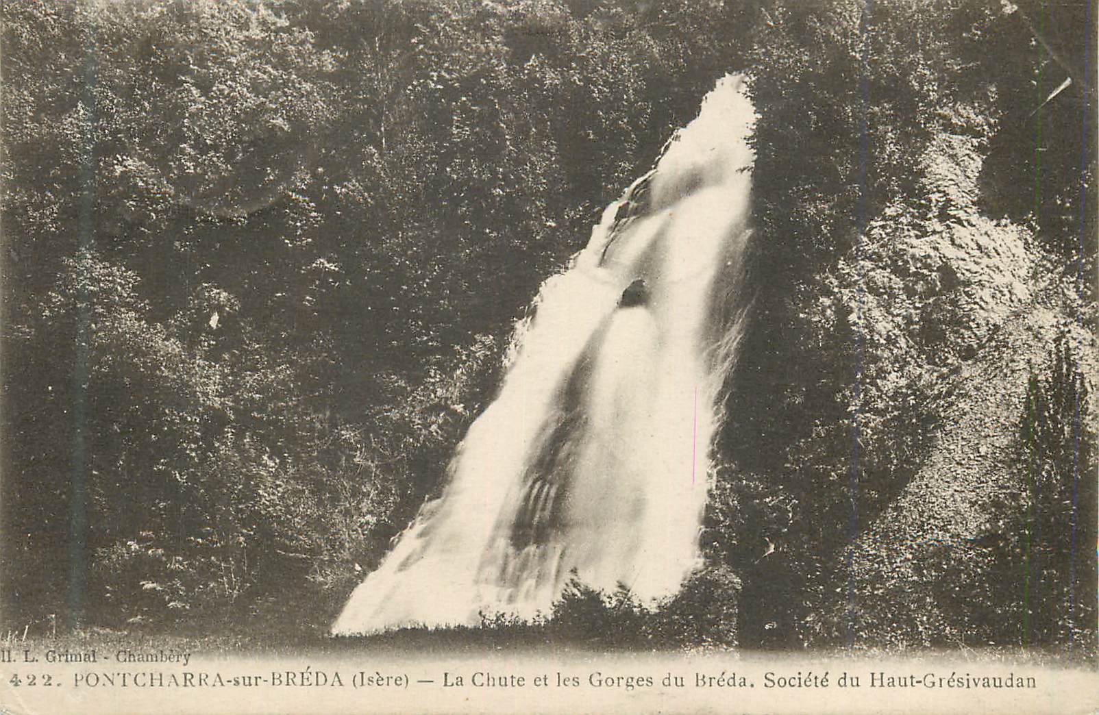 Pontcharra-sur-Bréda (Isère) — La Chute et les Gorges du Bréda — Société du Haut-Grésivaudan