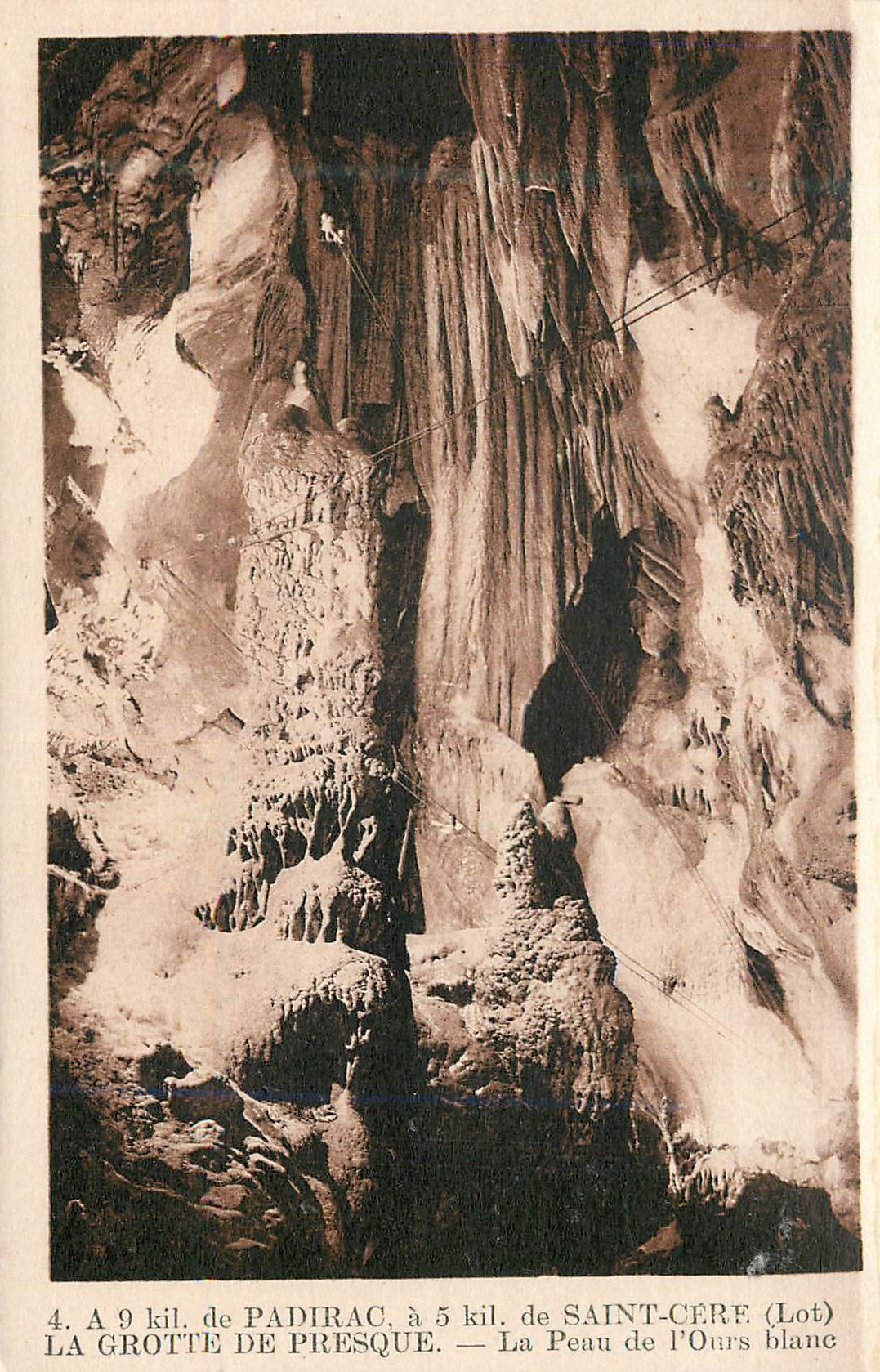 La Grotte de Presque — La Peau de l'Ours blanc — Lot