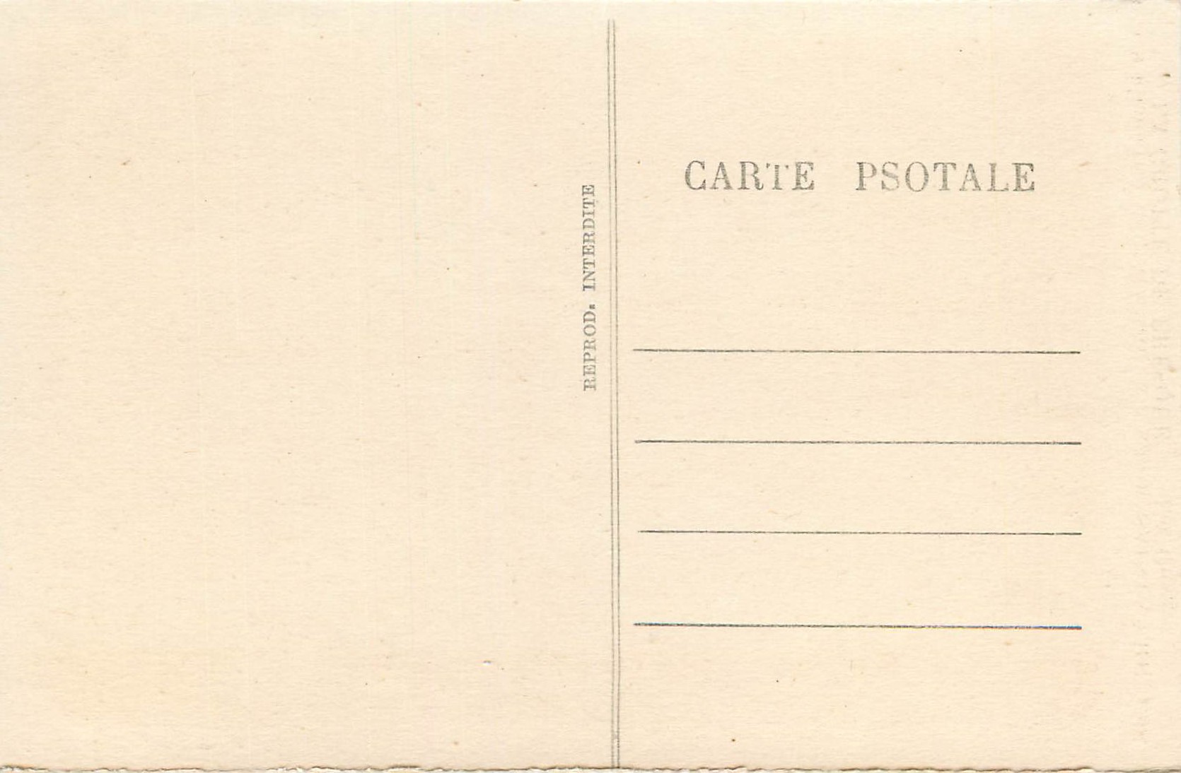 La Grotte de Presque — Les Cierges (Lot) — Reprod. Interdite — Reverso