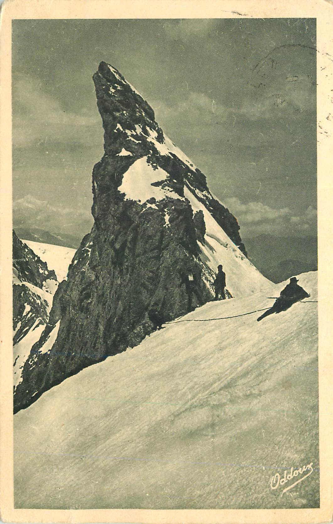Meije centrale ou Doigt de Dieu (3974 m.) — Éditeur G. Oddoux