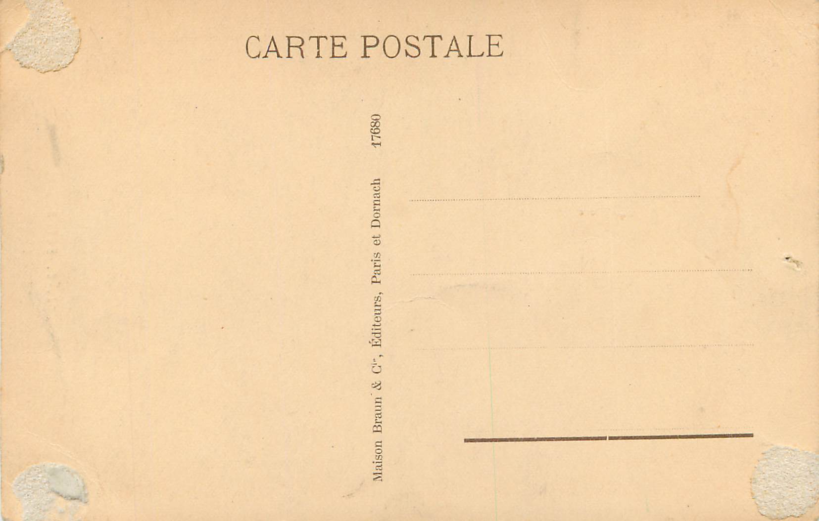 CPA J 6 meyer jeunesse — Verso