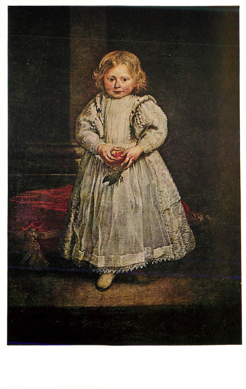 CPA 690 clella cattaneo daughter of marchesa elena grimaldi by van dyck(1599 1641) widener collection