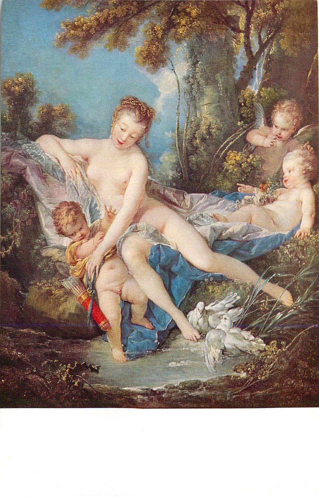 Vénus consolant l'amour — peinture de Boucher (1703-1770) — National Gallery of Art, Washington D.C.
