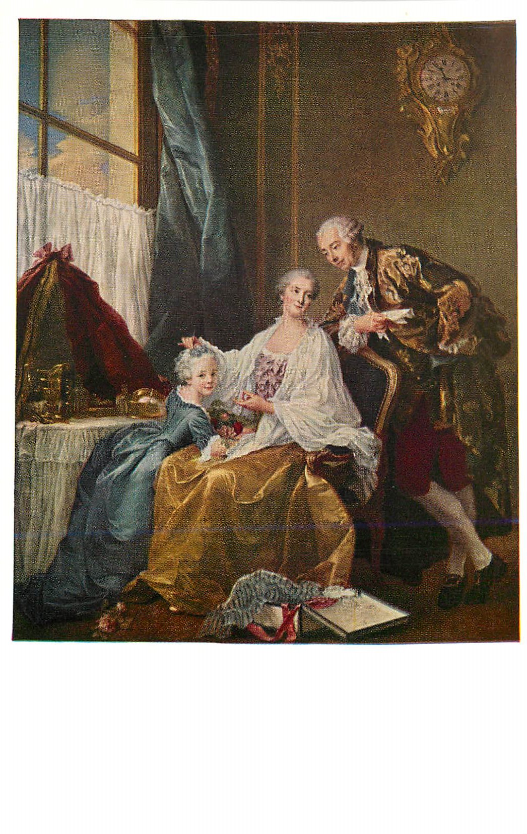CPA 769 group portrait by drouais(1727 1775) samuel h kress collection