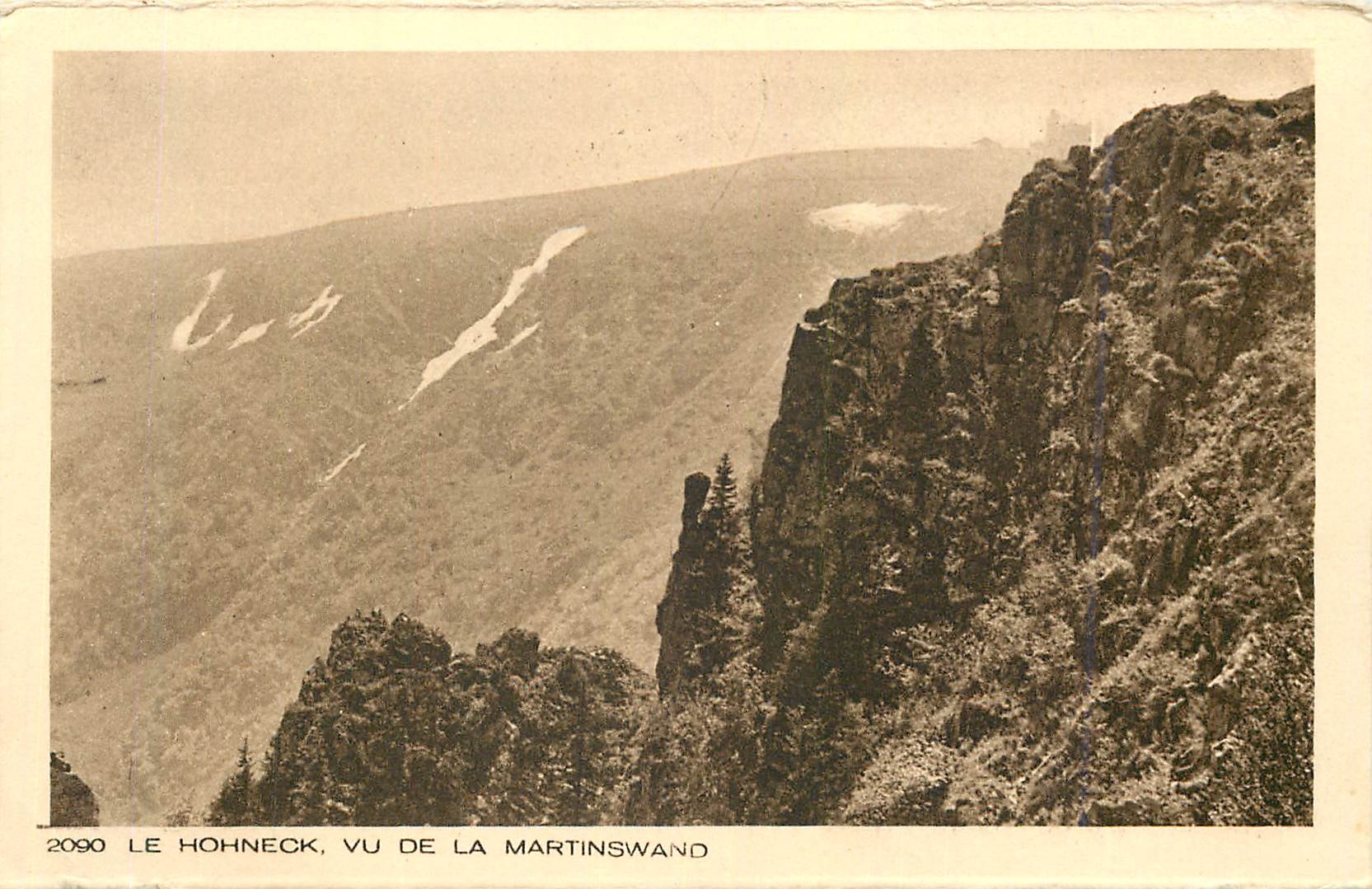 CPA 2090 le hohneck vu de la martinswand