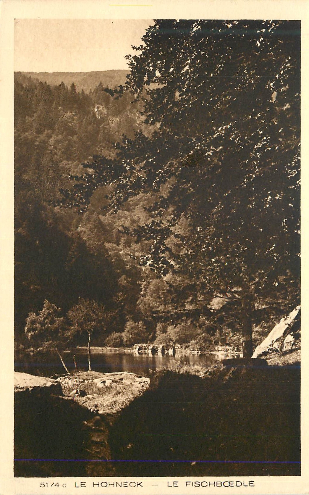 CPA 5174 le hohneck le fischboedle