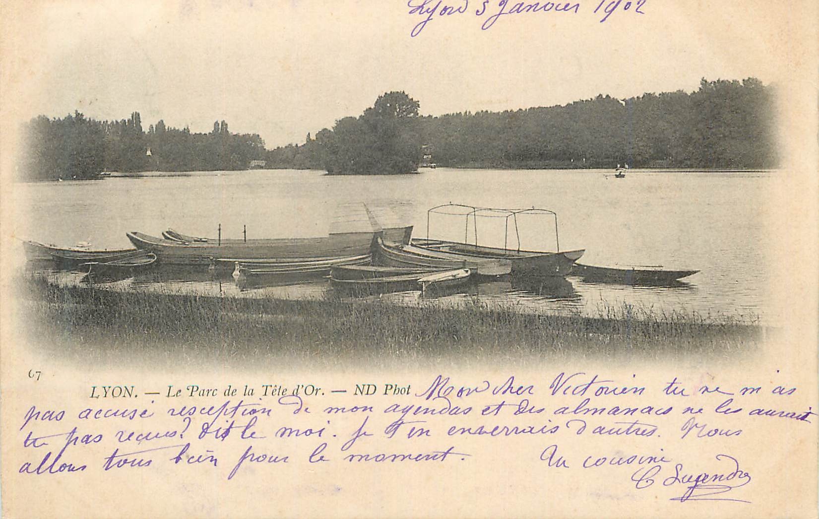LYON — Le Parc de la Tête d'Or — ND Phot