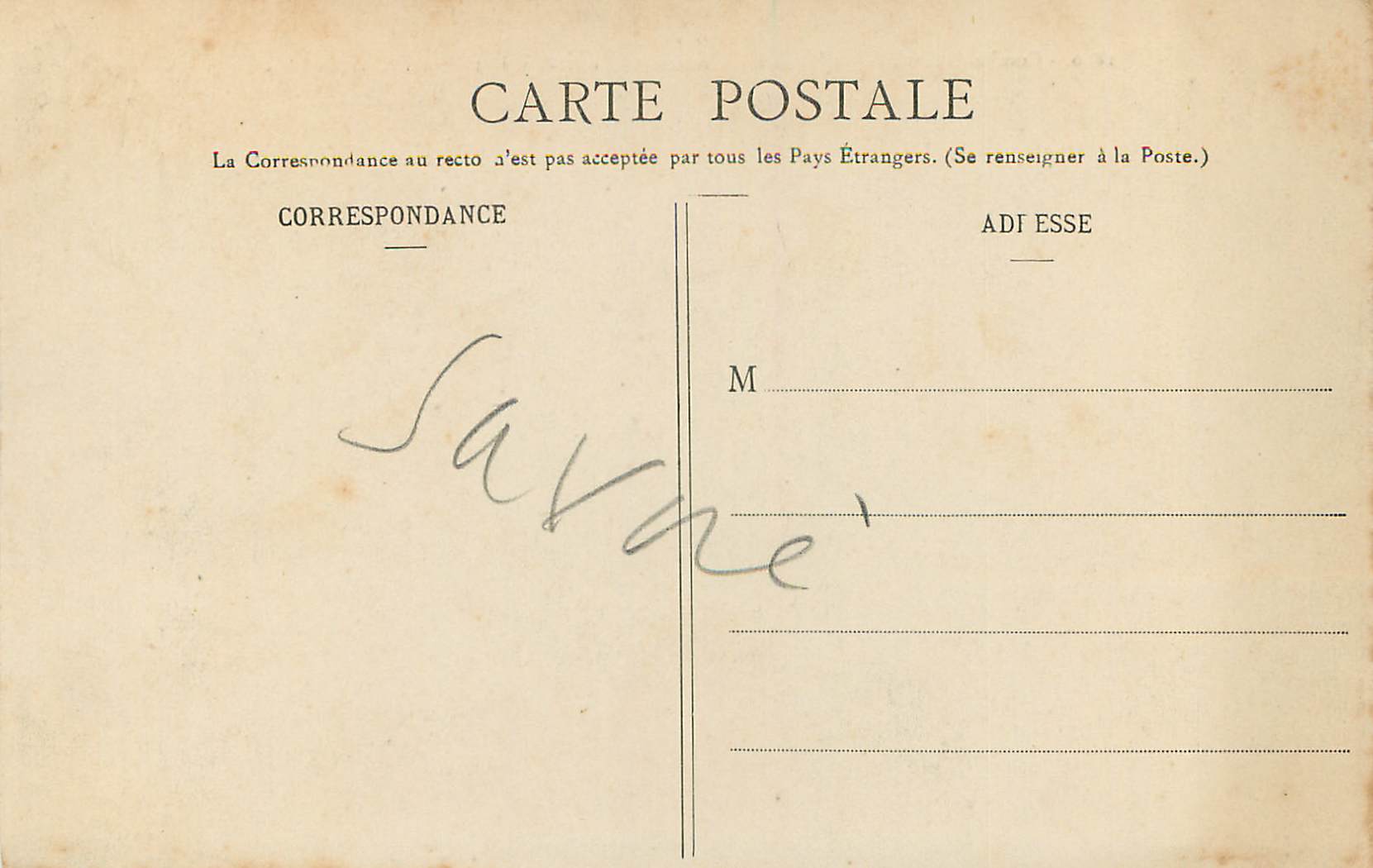 CPA 1810 combe de savoie l isere a chamousset pont et massif du grand arc — Back
