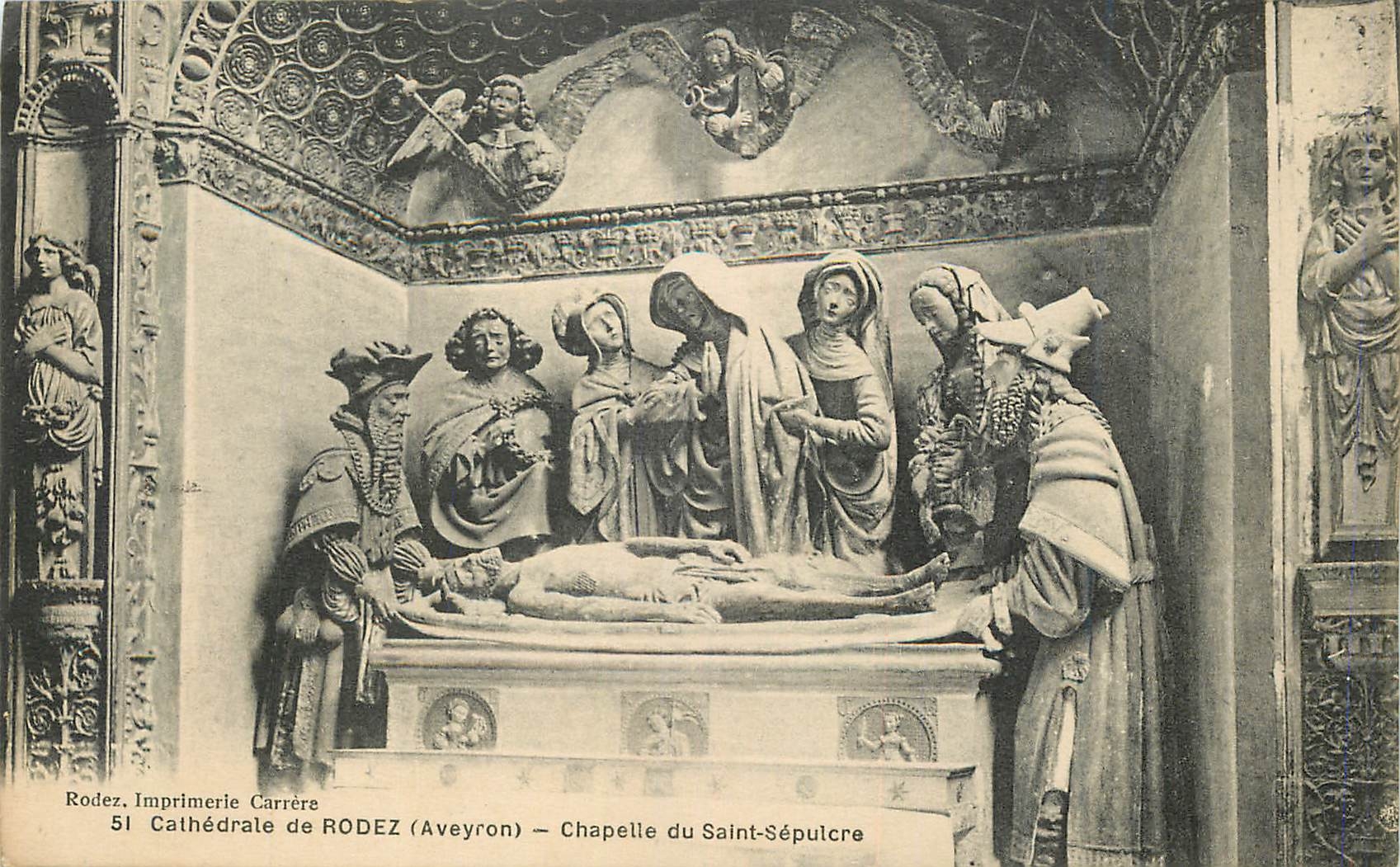 CPA 51 cathedrale de rodez (aveyron) chapelle du saint sepulcre
