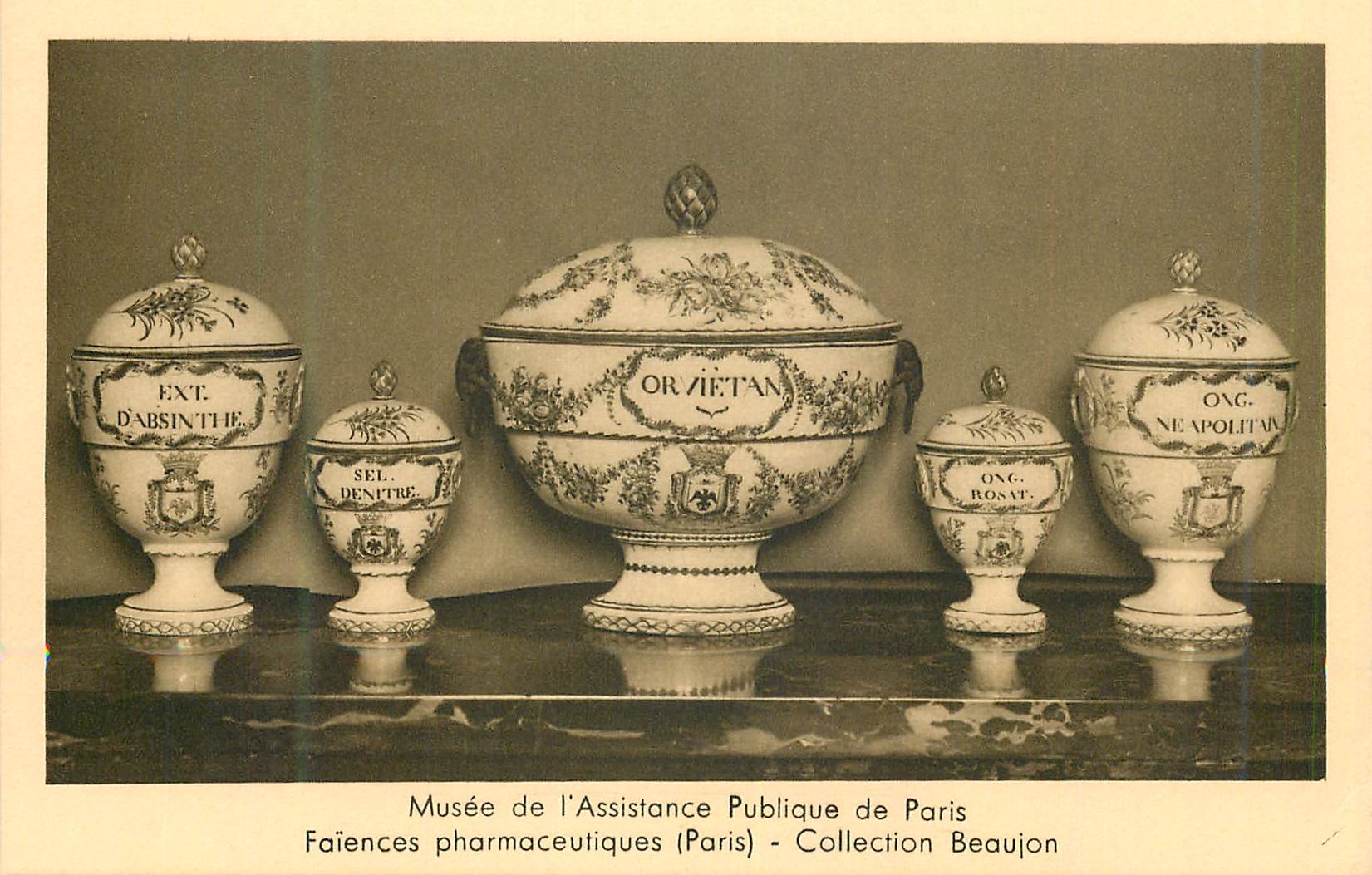 CPA Musee de l assistance publique de paris faiences pharmaceutiques (paris) collection beaujon