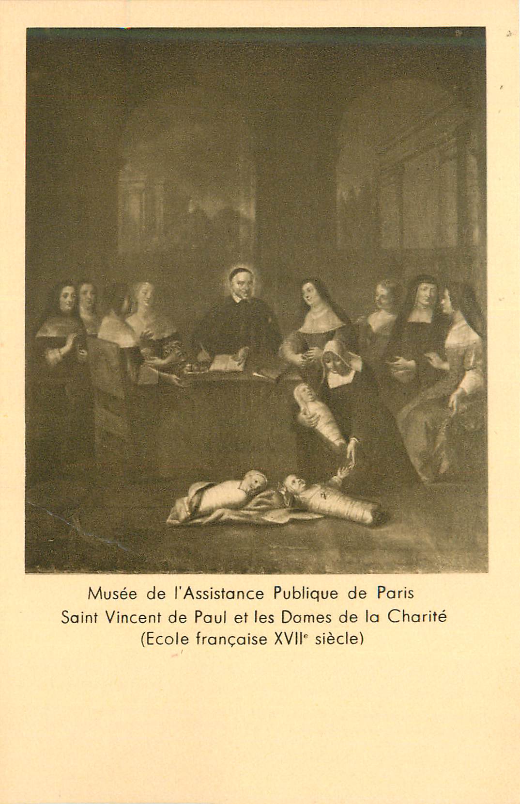 CPA Musee de l assistance publique de paris saint vincent de paul et les dames de la charite(ecole francaise xvii siecle
