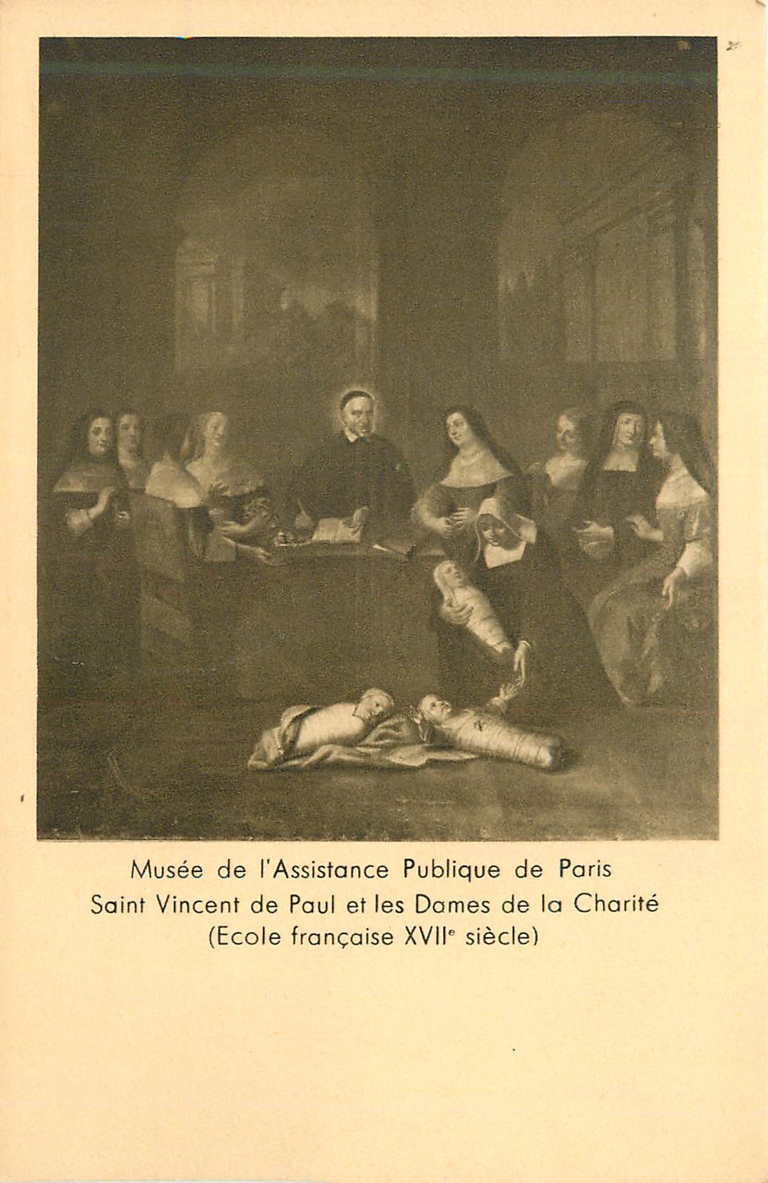 CPA Musee de l assistance publique de paris saint vincent de paul et les dames de la charite (ecole francaise xvii siecl