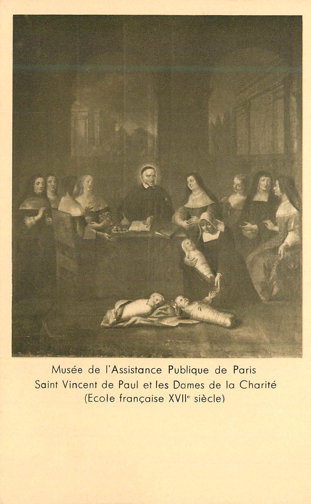 CPA Musee de l assistance publique de paris saint vincent de paul et les dames de la charite (ecole francaise xvii siecl