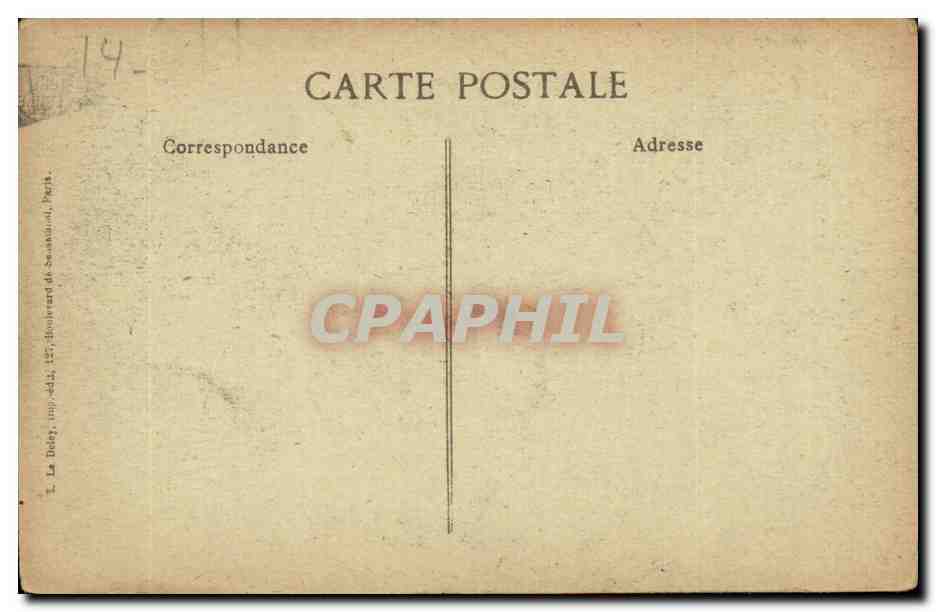 Revue du 14 juillet 1917 — Au Lion de Belfort — Rückseite