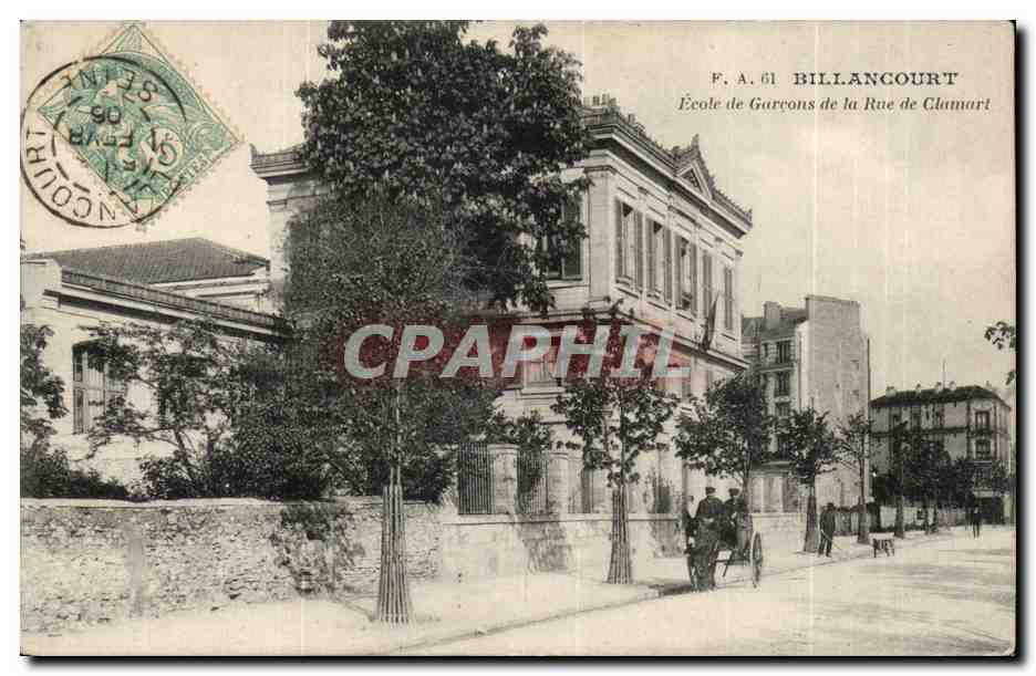 École de Garçons de la Rue de Clamart — Billancourt — P.A. 61