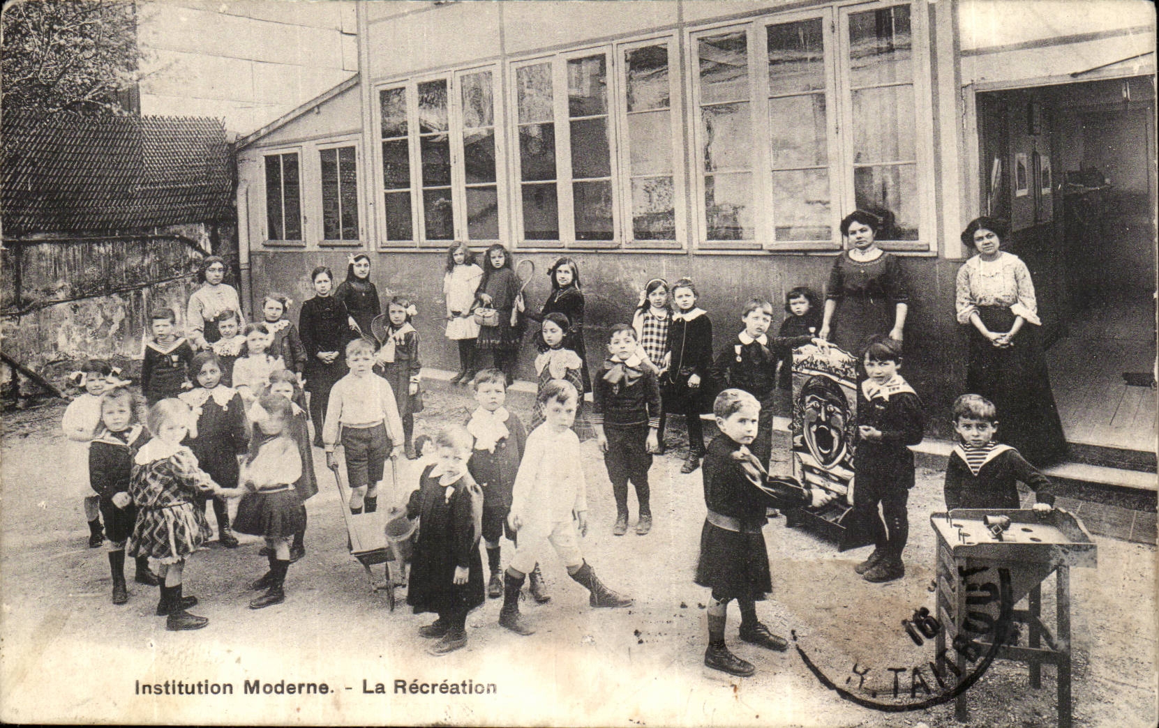 Paris (14 ) Institution Moderne La Recreation- Rue Moulin Vert- --CPA
