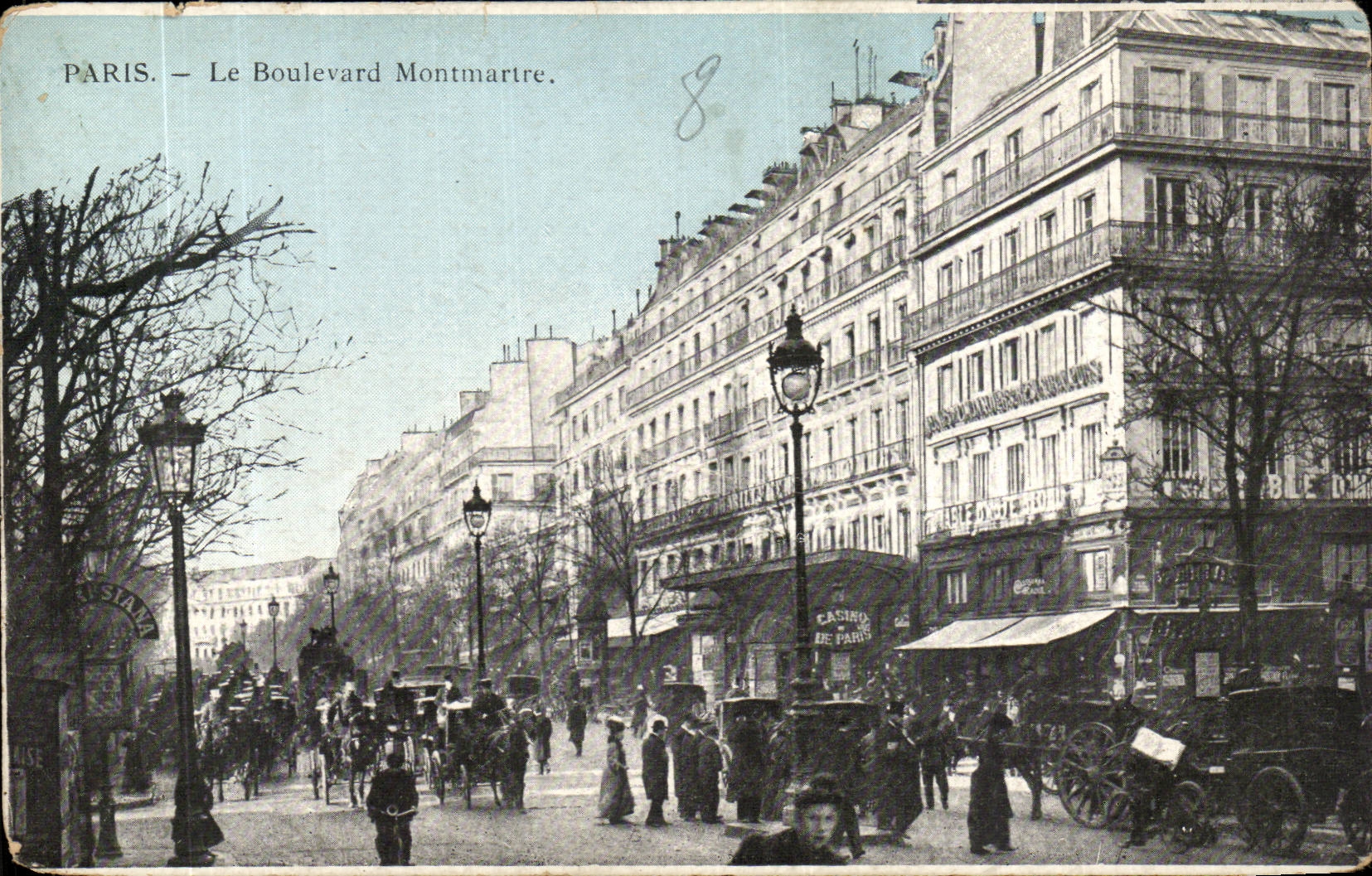 Paris (14 ) Le Boulevard Montmatre --CPA