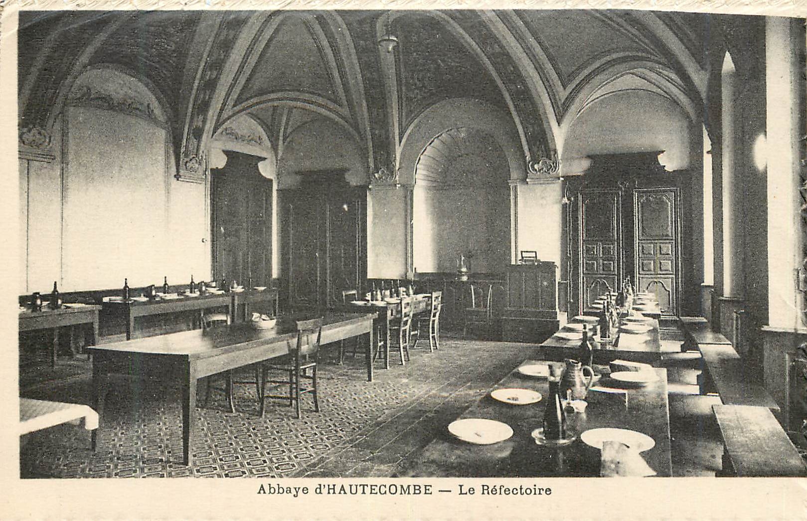 CPA Abbaye d'Hautecombe Le Refectoire