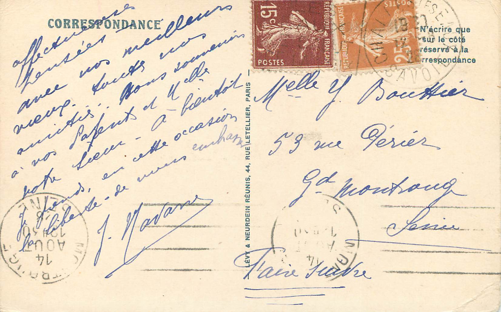 Aix-les-Bains — L'Abbaye d'Hautecombe, Ancienne nécropole des Ducs de Savoie renfermant 28 superbes mausolées — LL — Verso