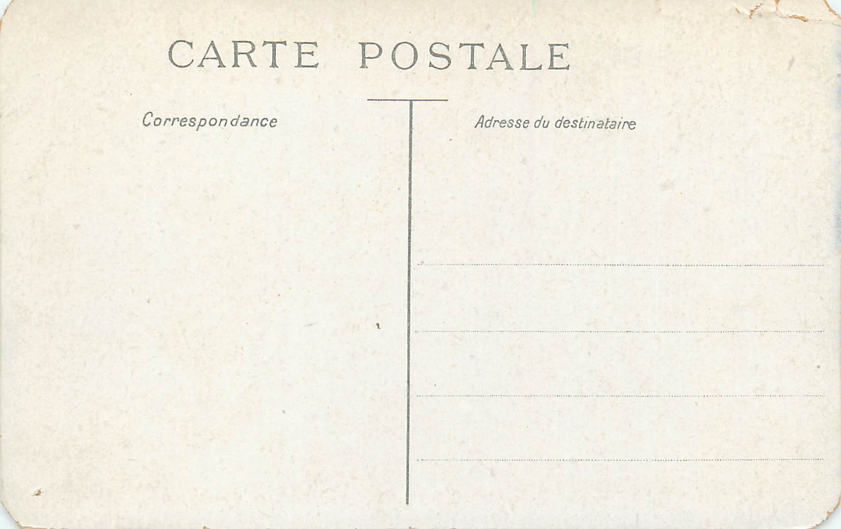 CPA Fil de Lin au Patriote Qualite Extra Château — Reverso