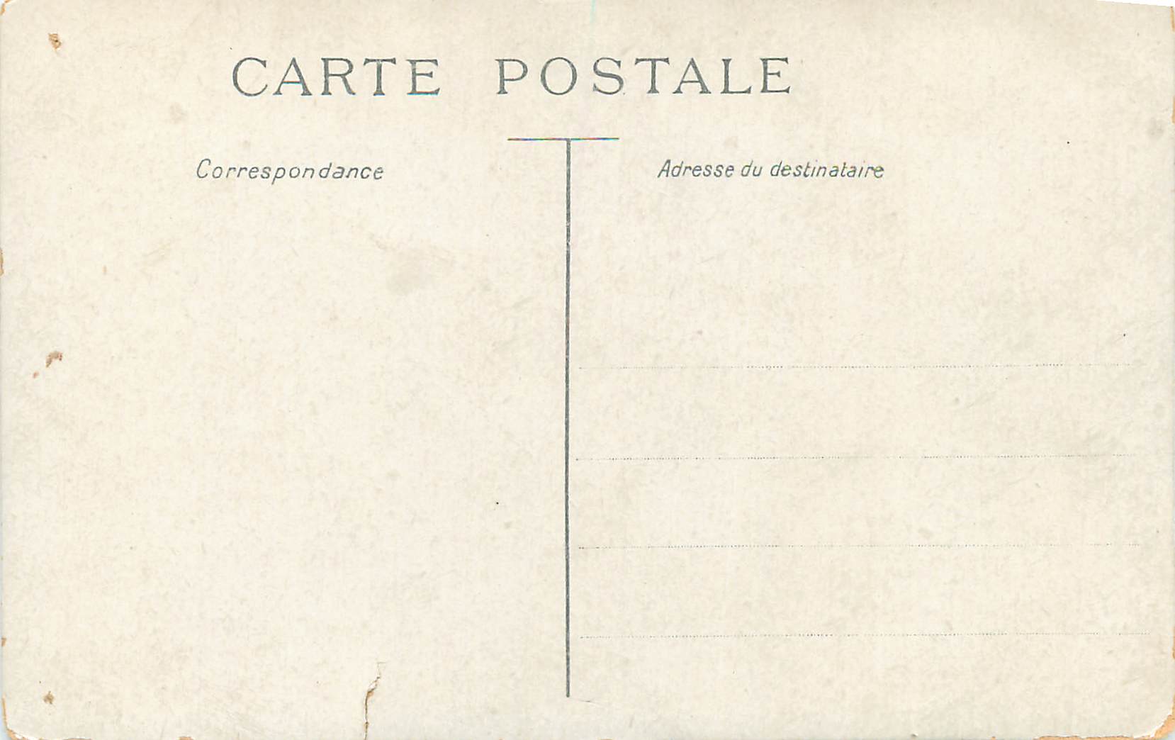 CPA Chateau de Montresor Fil de Lin au Patriote Qualite Extra — Rückseite