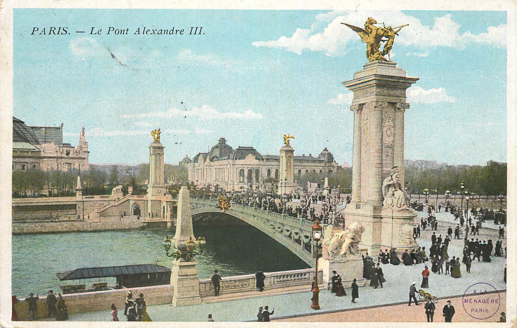 CPA Paris Le Pont Alexandre III