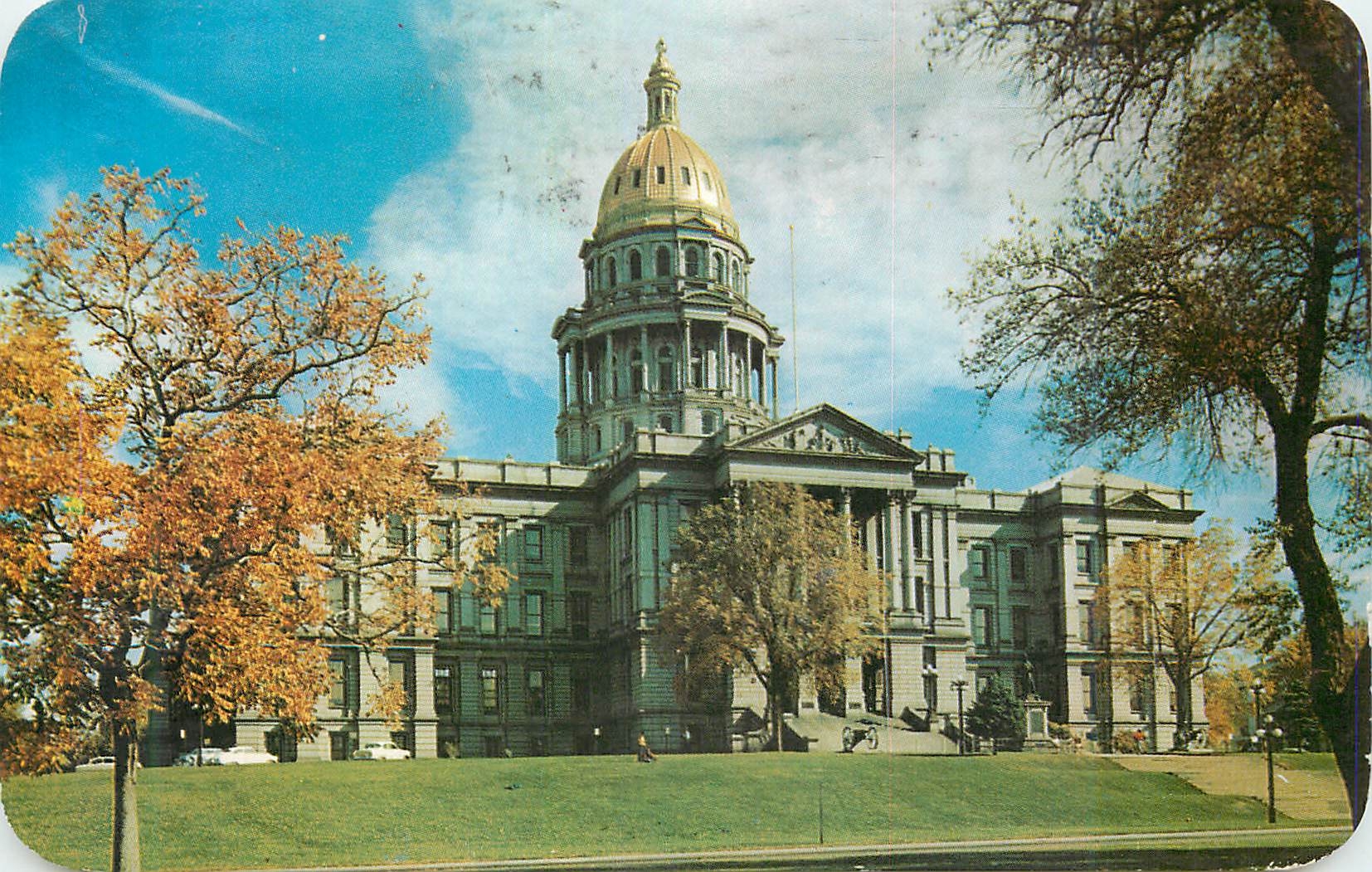 CPM Colorado State Capitol Looking the Civic Denver Colo