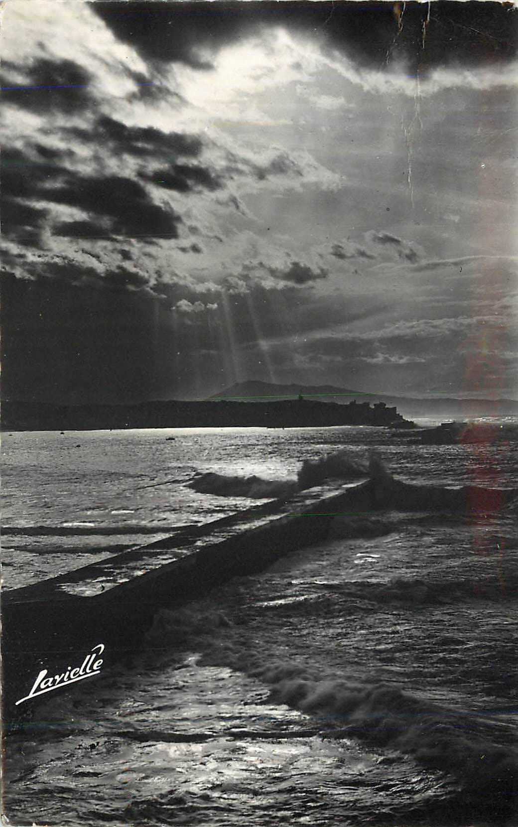 Dämmerung über die Bucht von Saint-Jean-de-Luz — Lavielle — Nr. 963 Côte Basque