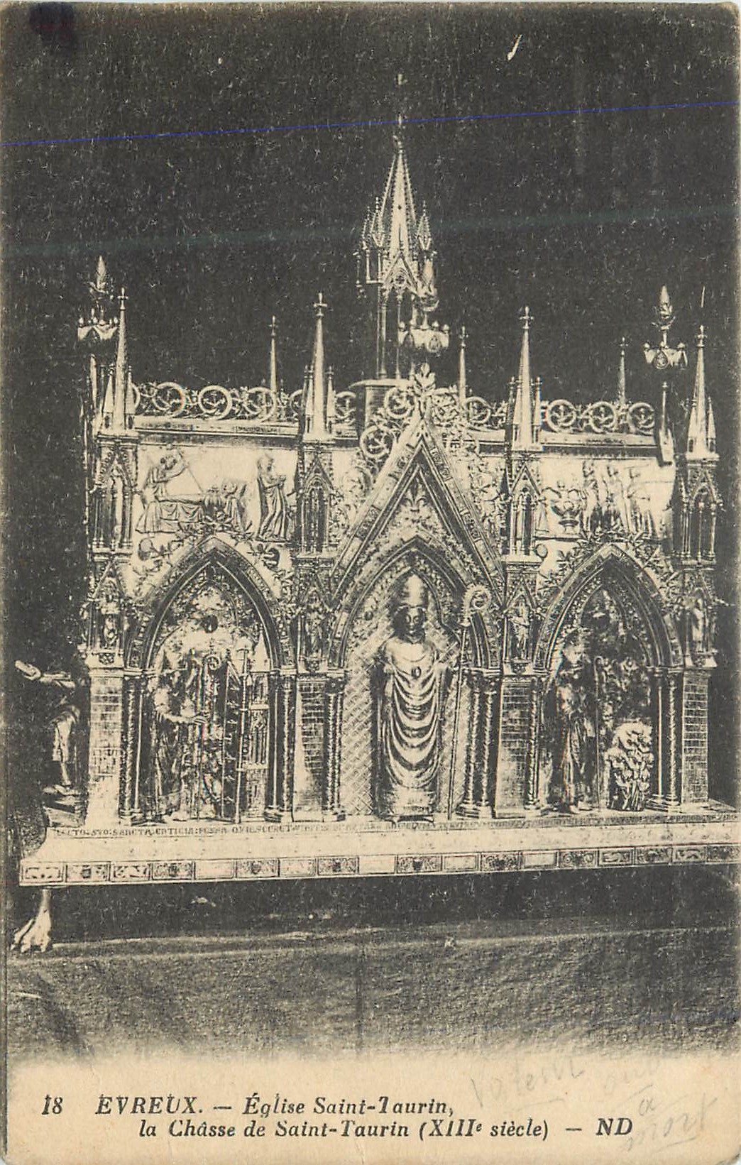 Évreux — Église Saint-Taurin, la Châsse de Saint-Taurin (XIIIe siècle) — ND